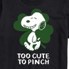Men's - Peanuts - Too Cute To Pinch Short Sleeve Graphic T-Shirt - 2 of 4