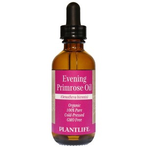 Plantlife Evening Primrose Carrier Oil - Cold Pressed, Non-GMO, and Gluten Free Carrier Oils - for Skin, Hair, and Personal Care - 1 of 2