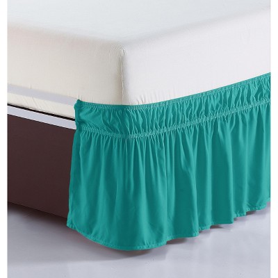 De Moocci Easy-On Easy-Off Blushed Microfiber Ruffled Bed Skirt