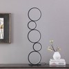 38.5" Else Nordic 5-Ring Shaped Metal Table Lamp: Minimalist Design, Dimmable, Includes LED Bulb - Ore International - 4 of 4