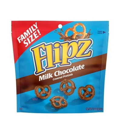 Flipz Family Size Covered Pretzels, Milk Chocolate 15.0 oz