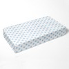 Bacati - Morocan Tiles Blue/Gray Muslin 100 percent Cotton Universal Baby US Standard Crib or Toddler Bed Fitted Sheet - 2 of 4