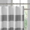 PAGED Waffle Weave Shower Curtain with 3M Water Repellent, Modern Stripe Design Fabric Shower Curtain for Bathroom, 72x72" Bathroom Decor - 3 of 4