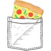 Men's Design By Humans Pizza Snack By radiomode T-Shirt - 2 of 4
