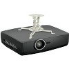Mount-It! Universal Ceiling Projector Mount Bracket | Full Motion and Height Adjustable Up to 6 in. | 30 Lbs. Weight Capacity | Short Size - 2 of 4