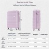 BEAFUP Set of 3 Luggage ABS,Hardshell Hardside Lightweight Durable Suitcase sets,Spinner Wheels Suitcase with TSA Lock 20''24''28'' - 3 of 4