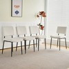 CAVINAS 20.1" Modern Minimalist Dining Chairs,Set of 3/5,Velvet Accent Chairs for Dining Room,Dining Furniture Chair,Vanity Chairs - 2 of 4
