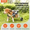 Munora 2-Wheel Small Dog Wheelchair - Lightweight Adjustable Mobility Aid for Pets 15-35lbs with 5.5" Wheels (Size S) - 2 of 4