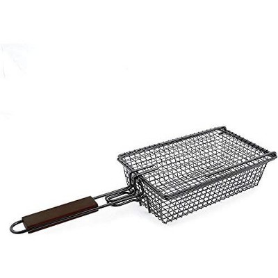 Yukon Glory Premium Grilling Basket, Designed Grill Vegetables, Seafood, Poultry and Meats...