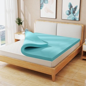 3 in. Gel Memory Foam Mattress Topper- Breathable & Supportive - 1 of 4