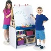 Jonti-Craft - Rainbow Accents 2 Station Art Center - Freckled Gray - 2 of 2