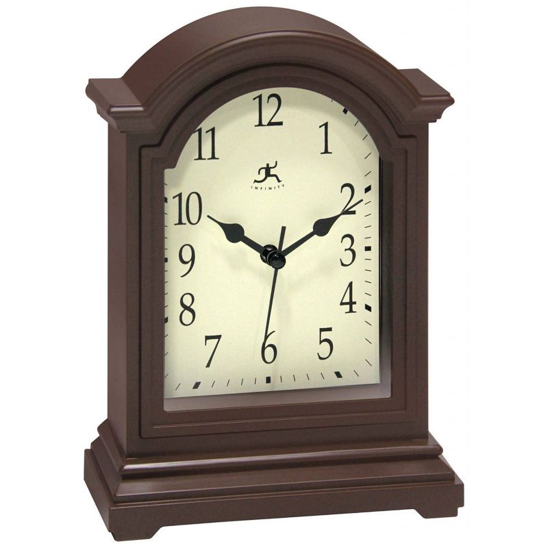 9&#34; Tabletop Clock Antique Brown - Infinity Instruments, 4 of 8