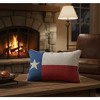 Texas Decor Decorative Pillow LONE STAR FLAG – 17x12 Inch by Manual Woodworkers and Weavers - 3 of 3