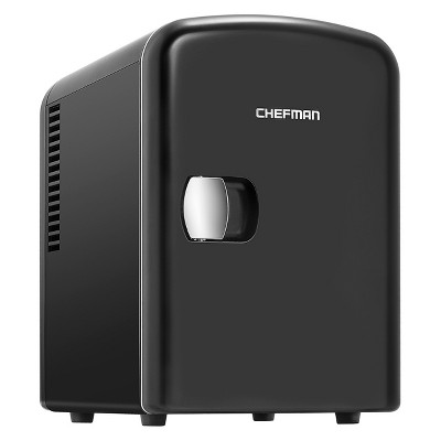 Chefman Portable 6-can Mini Fridge - Black : Target