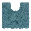 Bell Flower Collection Cotton Floral Pattern Tufted Bath Rug - Home Weavers - 2 of 4