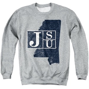 Men's Jackson State University State Shape Crewneck Sweatshirt - 1 of 4