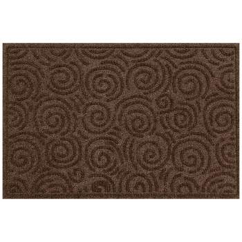 2'x3' Aqua Shield Swirls Indoor/outdoor Doormat Camel - Bungalow Flooring :  Target