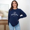 Simply Sage Market Women's Howdy Y'all Hat Long Sleeve Graphic Tee - image 2 of 2