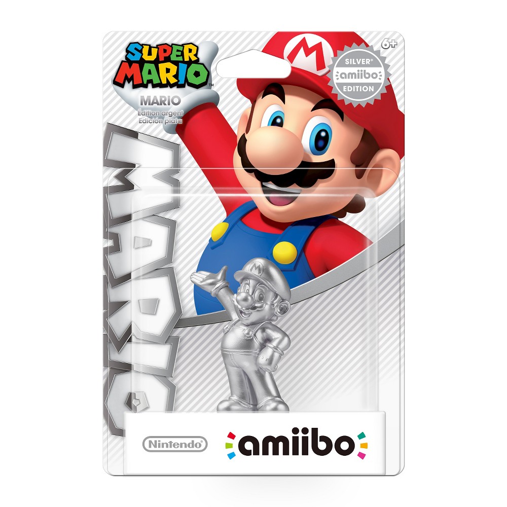 UPC 045496892067 product image for Nintendo Silver Mario amiibo Figure | upcitemdb.com
