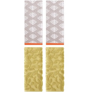 REGALWOVEN 4 Pcs Cute Pattern Cotton Soft Absorbent Bathroom Hand Towel 14 x 30 Inch - 1 of 4