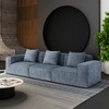 Whisen Modular Sofa Bed - Oversized, Convertible, Soft Corduroy Cloud Velvet Fabric, Two Person Combination - 2 of 4