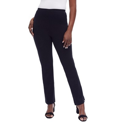Jessica London Women's Plus Size Everyday Stretch Cotton Straight Leg