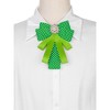 INSPIRE CHIC Women's Shirt Decoration Polka Dots Bow Ties Ribbon Brooch Pin 1 Pc - 4 of 4