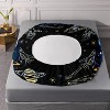 Acoinel 3 Pcs Axolotl and Space Ultra Soft Comforter Set with 2 Pillowcases, Black - 4 of 4