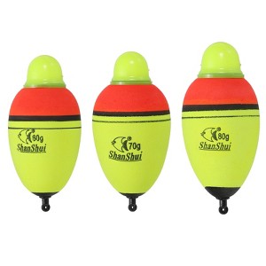 Unique Bargains EVA Fishing Slip Bobber Set for Saltwater Freshwater Fishing - 1 of 4