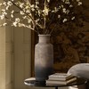 LuxenHome Rustic Ceramic Flower Vase,15'' Tall Brown Ombre Pottery Terracotta Narrow Floor Vase, Farmhouse Vase for Living Room Home Decor - 2 of 4