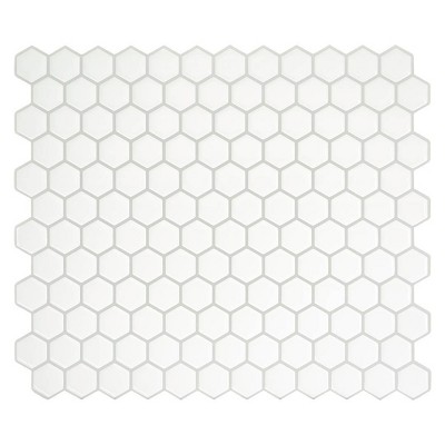 Smart Tiles Hexago 4pk Peel and Stick 3D Backsplash
