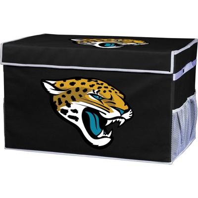 NFL Franklin Sports Jacksonville Jaguars Collapsible Storage Footlocker Bins - Large