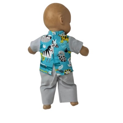 Doll Clothes Superstore Handmade Doll Scrubs With Safari Pint Fit 15 Inch Baby Dolls