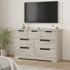 7 Drawer Dresser for Bedroom, Gray Dresser Organizer with Embedded Handles Design, Wooden Chest of Drawers for Living Room - 2 of 4