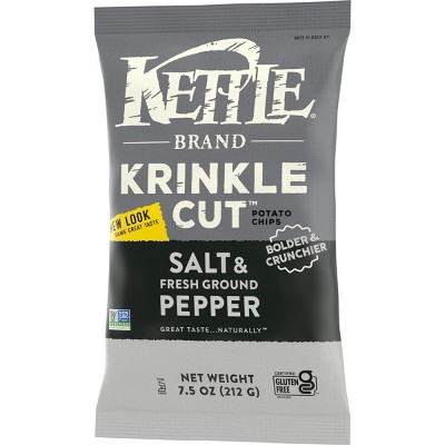 Kettle Salt & Pepper Potato Chips - 7.5oz