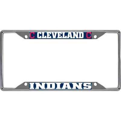 MLB Cleveland Guardians Stainless Steel License Plate Frame