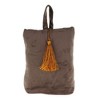 Evideco French Home Goods Velvet Fabric Weighted Door Stop – 2.3 lbs with Tassel Accent, Decorative & Functional – Easy Placement with Handle - 2 of 4