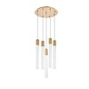 Elegant Lighting Weston 5 - Light Pendant in  Satin Gold - 2 of 4