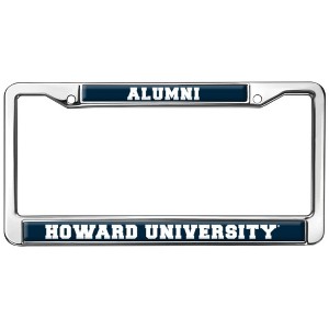Howard University Alumni Logo Full Size Standard License Plate Metal Frame - 1 of 4