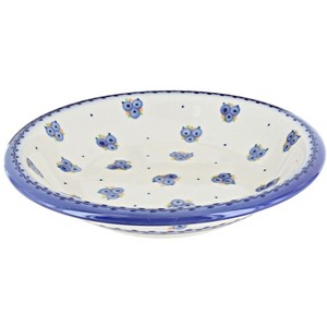 Blue Rose Polish Pottery T04 Galia Soup Plate - 1 of 1