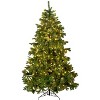 Perfect Holiday Prelit Calgary Spruce Christmas Tree with Warm White Lights - image 2 of 4