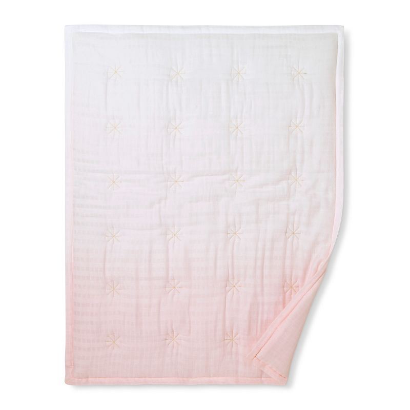 Crib Bedding Set Blushing Pink 3pc - Cloud Island&#8482; Pink, 3 of 7
