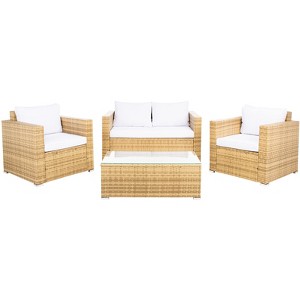 Machie 4Pc Living Set - Indoor/Outdoor - PAT7508 - Safavieh - 1 of 4