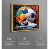 Notoriart Colorful Soccer Sneaker Splash II Soccer Wall Art Framed - 3 of 4