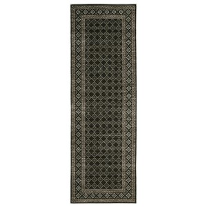 Washable Modern Geometric Living Room Rugs, Bordered Soft Non Slip Dining Room Bedroom Carpet, Low Pile Floor Cover for Home Office - 1 of 4