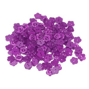 Unique Bargains Resin 2-Hole Craft Replacement Flower Sewing Buttons 150 Pcs - 1 of 4