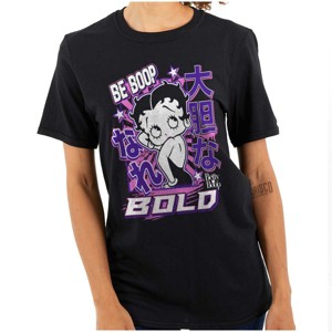 Kanji Style Betty Boop Be Bold Womens Graphic T Shirt Tees Brisco Brands - 1 of 3