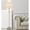Cal Lighting 100 Watt Collins Metal Floor Lamp with Hardback Linen Shade - 4 of 4