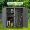 Outdoor Storage Shed with Lockable Door, Wooden Tool Storage Shed - 2 of 4