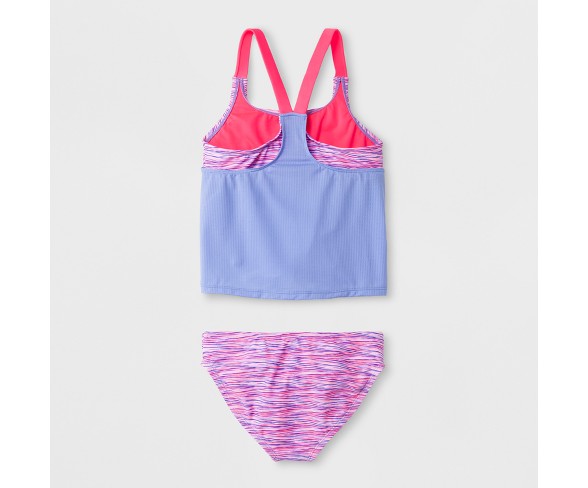 RBX Girls' Spacedye Tankini Set - S
